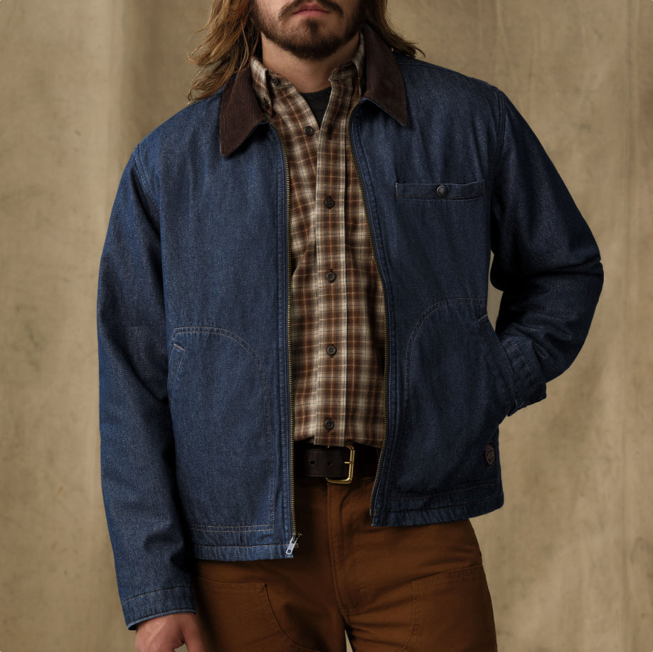 Mackinaw Wool Cruiser Jacket - Charcoal