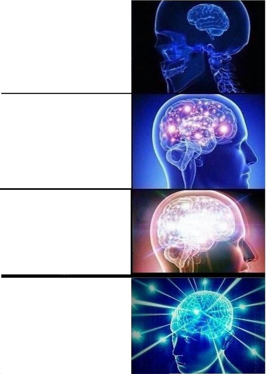 Expanding Brain meme about Filson