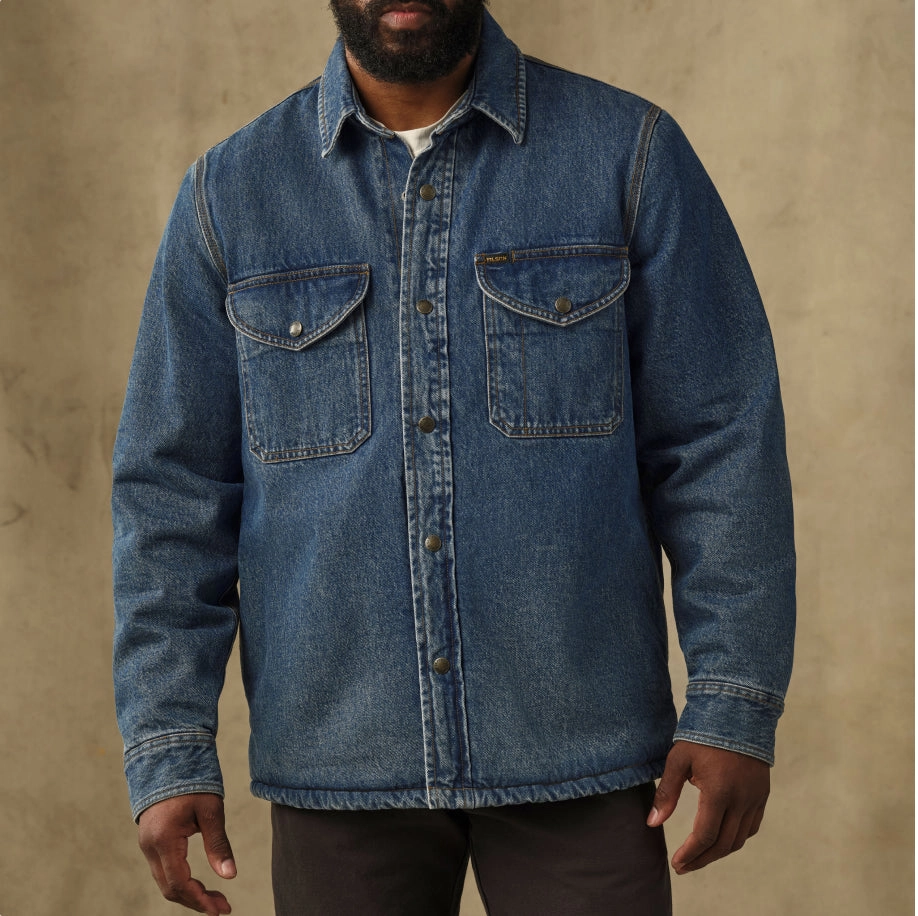 Man in a denim jac-shirt